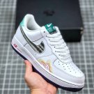 nike air force 1 low ‘hoops’ white green purple