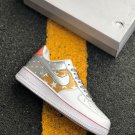 nike air force 1 low âstarsâ whitemetallic silver-tan