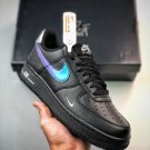nike air force 1 low black blue lightning fd0654-001