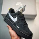 nike air force 1 low cut-out swooshes black dq1097-002