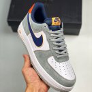 nike air force 1 low grey white navy