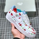 nike air force 1 low gs âcherryâ whiteuniversity blue-track red