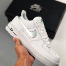 nike air force 1 low white black metallic silver