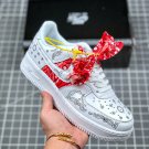 nike air force 1 low white red black