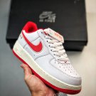 nike air force 1 low white red fv0392-101
