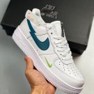 nike air force 1 low whiteaquamarine-lime glow-off noir