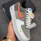 nike air force 1 low whitesport red-grey-electric green