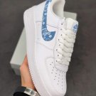 nike air force 1 low whiteworn blue-white