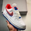 nike air force 1 lv8 double swoosh white red blue