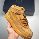 nike air force 1 mid âwheatâ flaxgum light brown-outdoor green