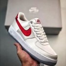 nike air force 1 satin white red dx6541-100