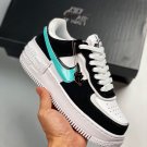 nike air force 1 shadow âdiamondâ white black teal