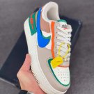 nike air force 1 shadow âfirst useâ whitegreen-blue-orange