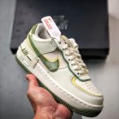 nike air force 1 shadow pale ivory oil green fn6335-101