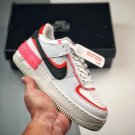 nike air force 1 shadow whitechile red-sunset pulse-black