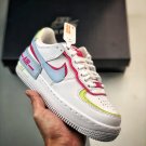 nike air force 1 shadow whitefireberrylight lemon twistblue tint