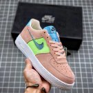 nike air force 1 wmns washed coralghost green-black-oracle aqua