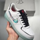 nike air force 11 ‘my game is money’ white black silver