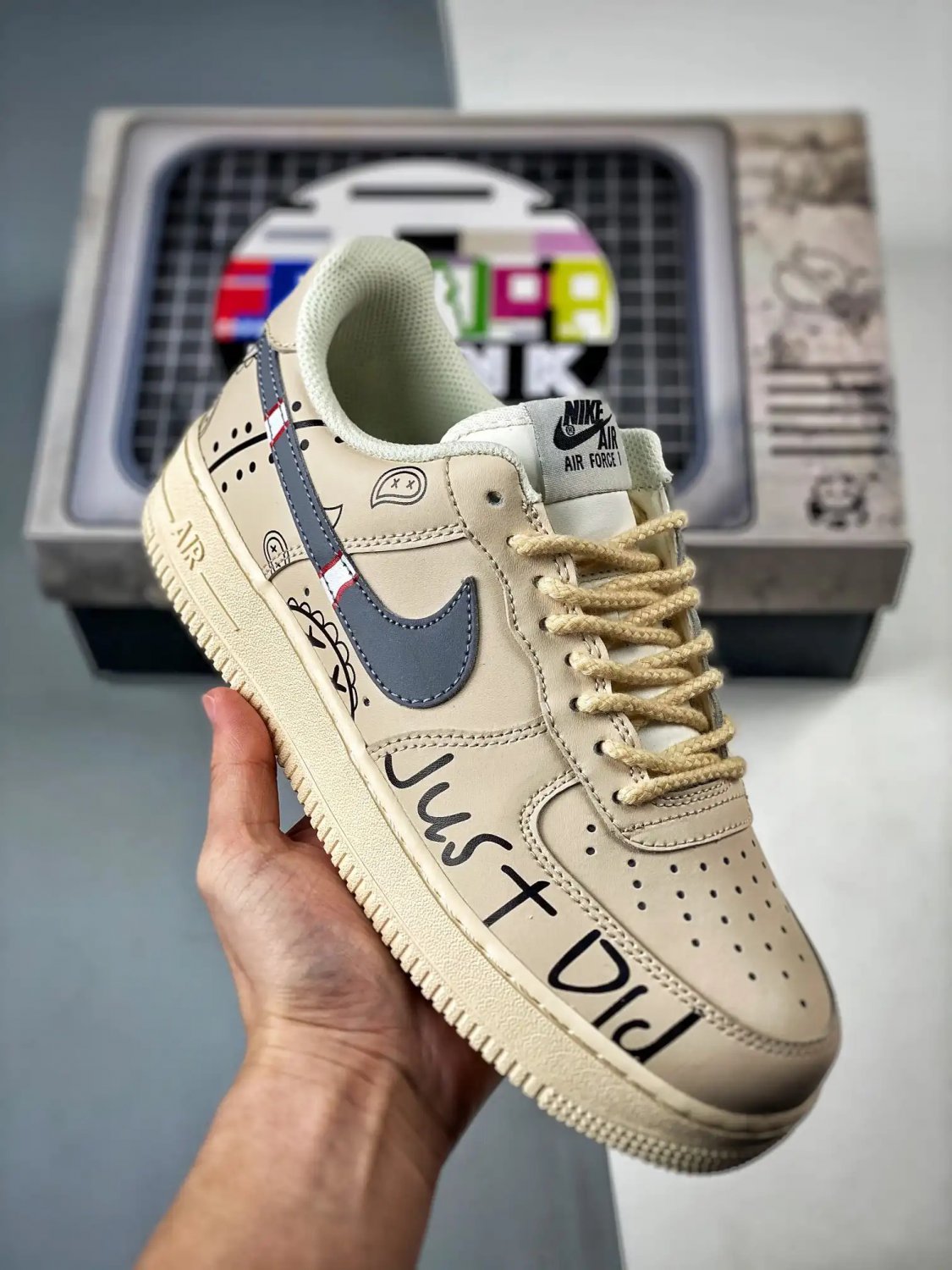 nikeairforce1low&acirc;��justdoit&acirc;��beige