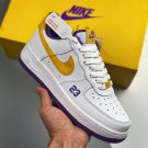 nikeairforce1low‘lakers’whiteyellowpurple