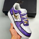 nikeairforce1lowâlakersâpurplewhite