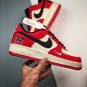 nikeairforce1lowredwhiteblack