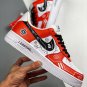 nikeairforce1redwhiteblackbyyou