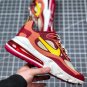 nike  air max 270 react wine redgold-white