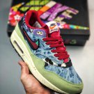nike air max 1 friday oil greenmulti-color-sail