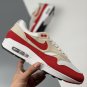 nike air max 1 anniversary whiteuniversity red 908375-103