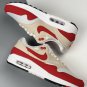 nike air max 1 anniversary whiteuniversity red 908375-103