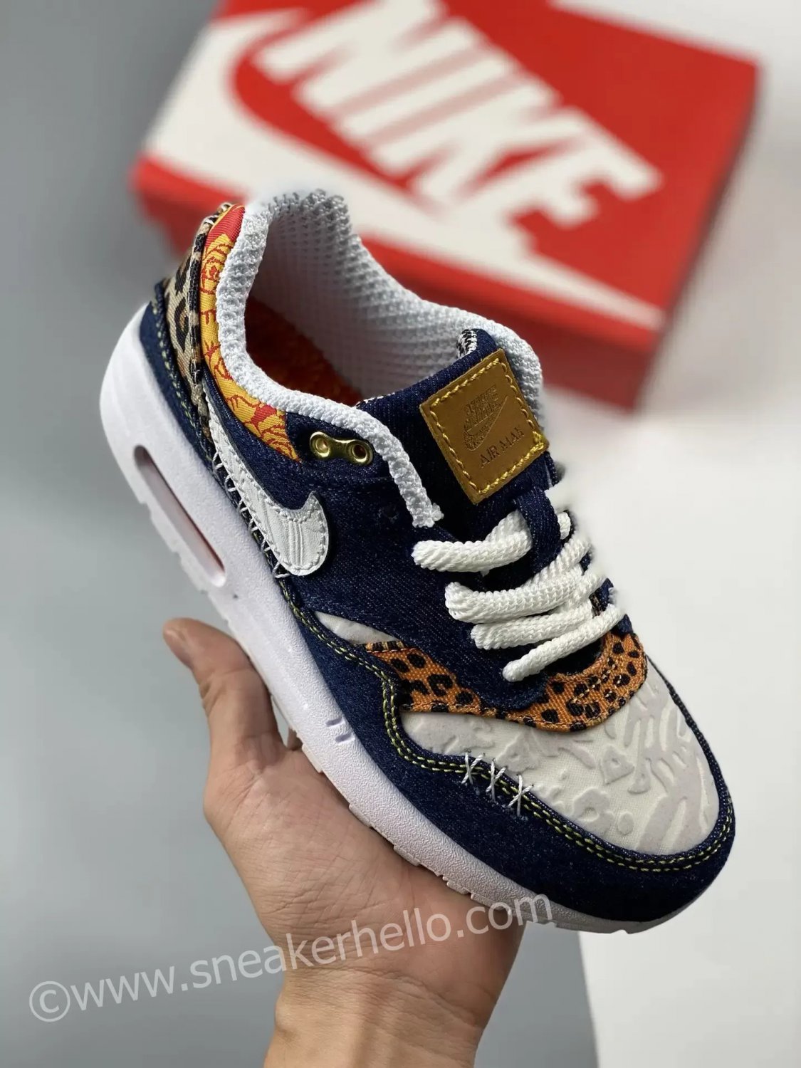 nike air max 1 denim leopard fj4452-432