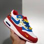 nike air max 1 redblue-white-yellow