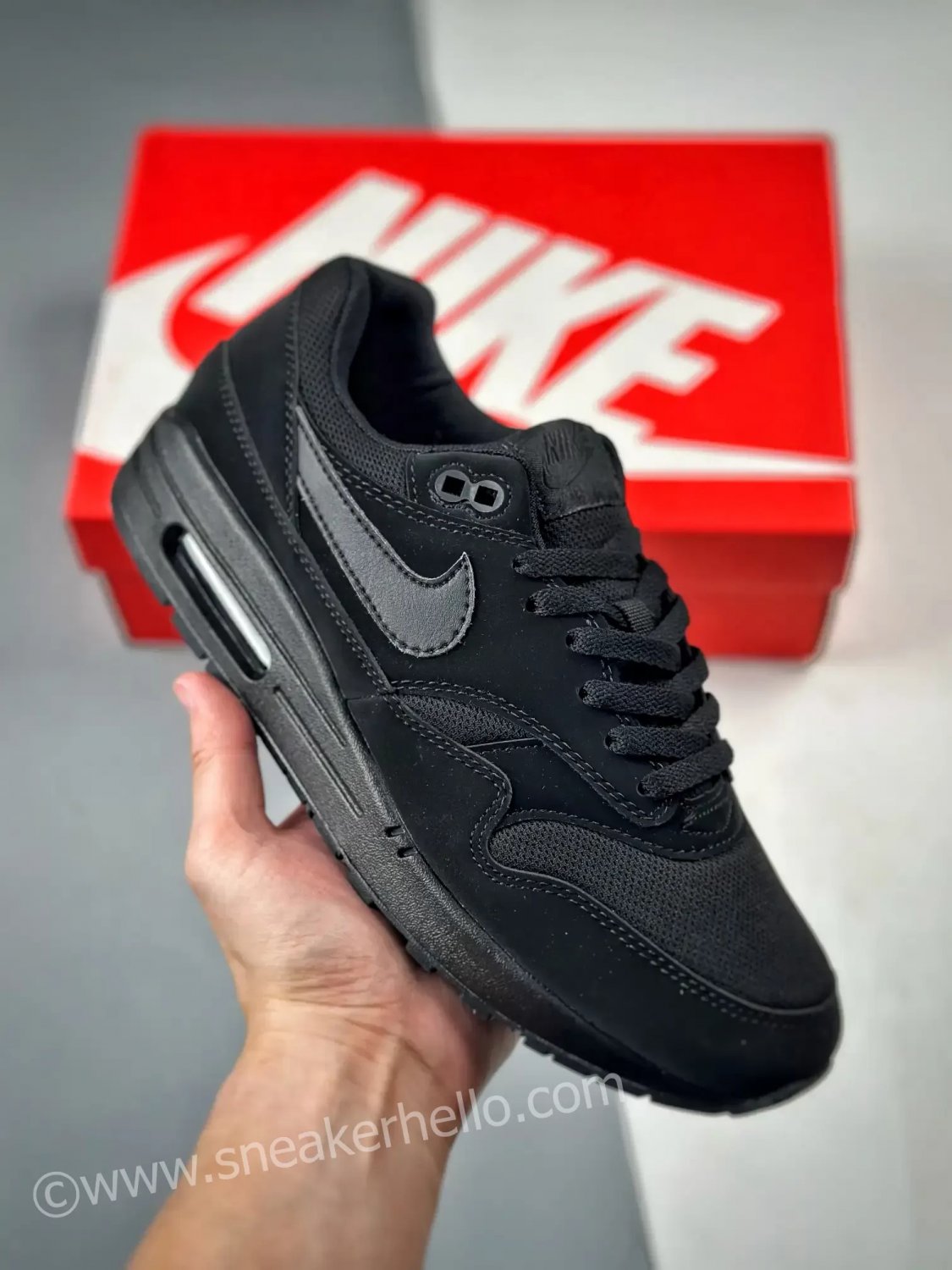 nike air max 1 triple black dz3307-001