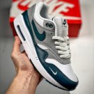 nike air max 1 whitedark teal green-wolf grey-black