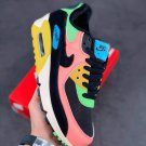 nike air max 90 atomic pinkblack-laser blue-solar flare