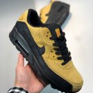 nike air max 90 essential blackwheat gold-university red