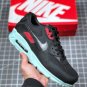 nike air max 90 premium vinyl blackcool grey-teal tint-university red