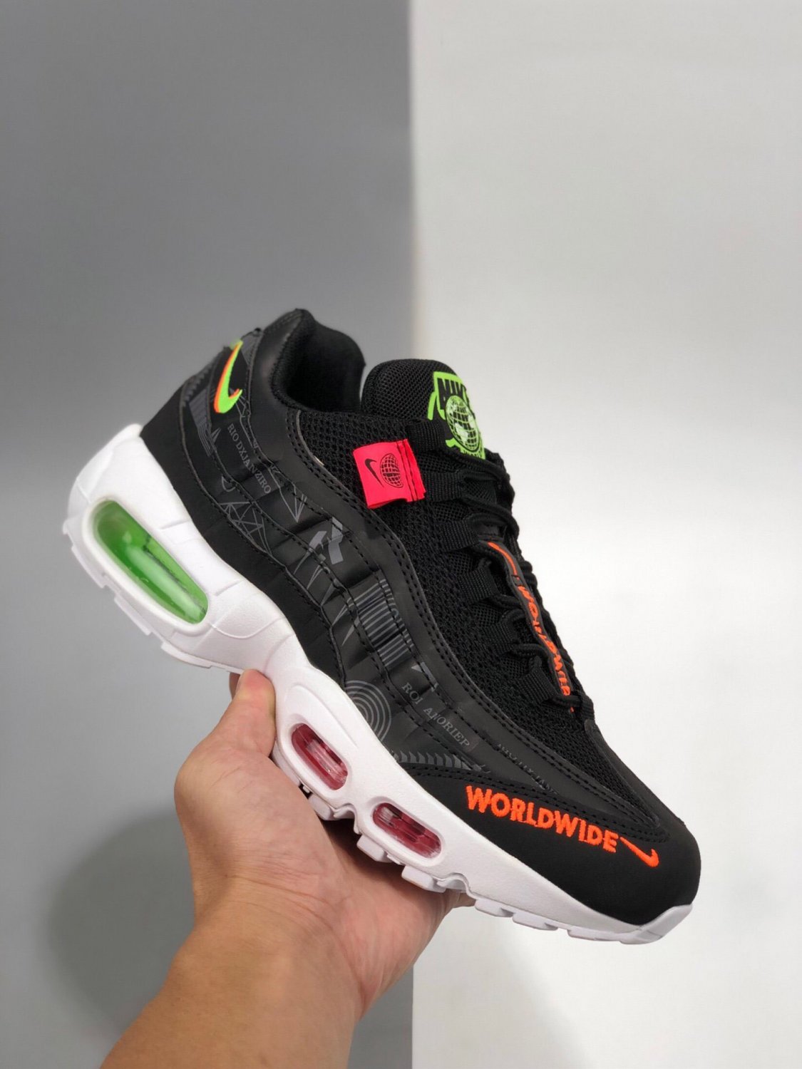 nike air max 95 &Acirc;�&Acirc;�worldwide pack&Acirc;�&Acirc;� black cq9743-001