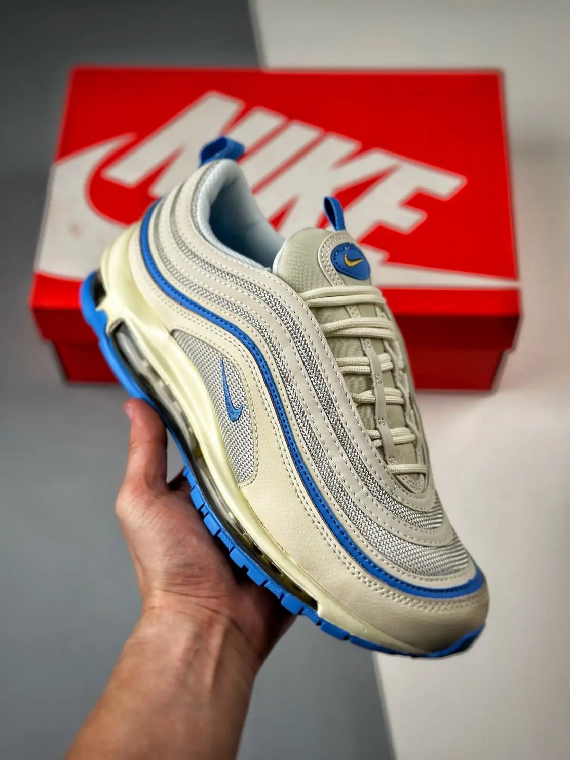 nike air max 97 &acirc;��athletic dept.&acirc;�� sail university blue fn7492-133