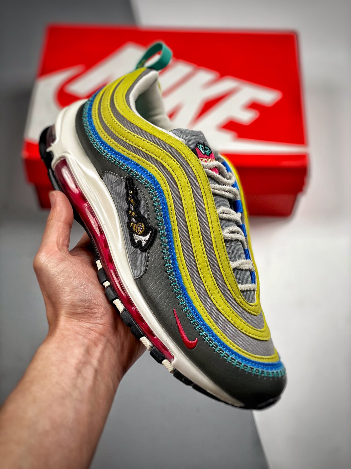 nike air max 97 &Acirc;�&Acirc;�air sprung&Acirc;�&Acirc;� iron greycelery-phantom dh4759-001