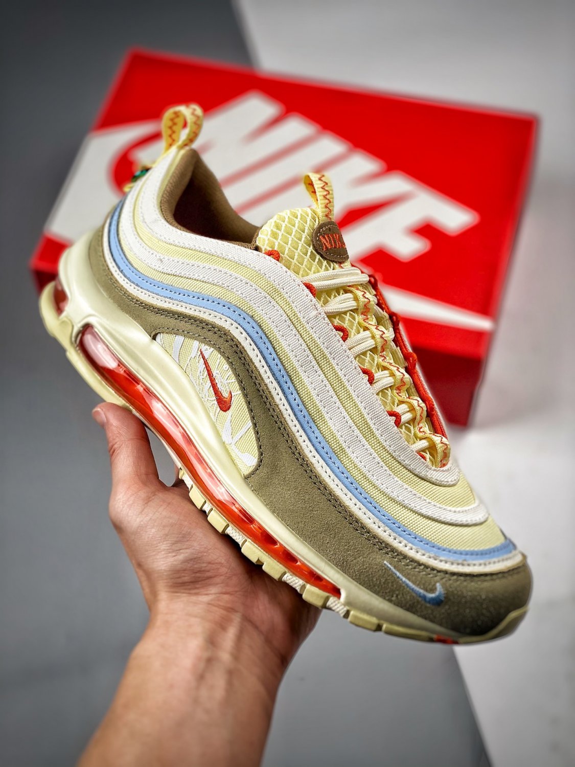 nike air max 97 alabaster ivory olive dx6037-781