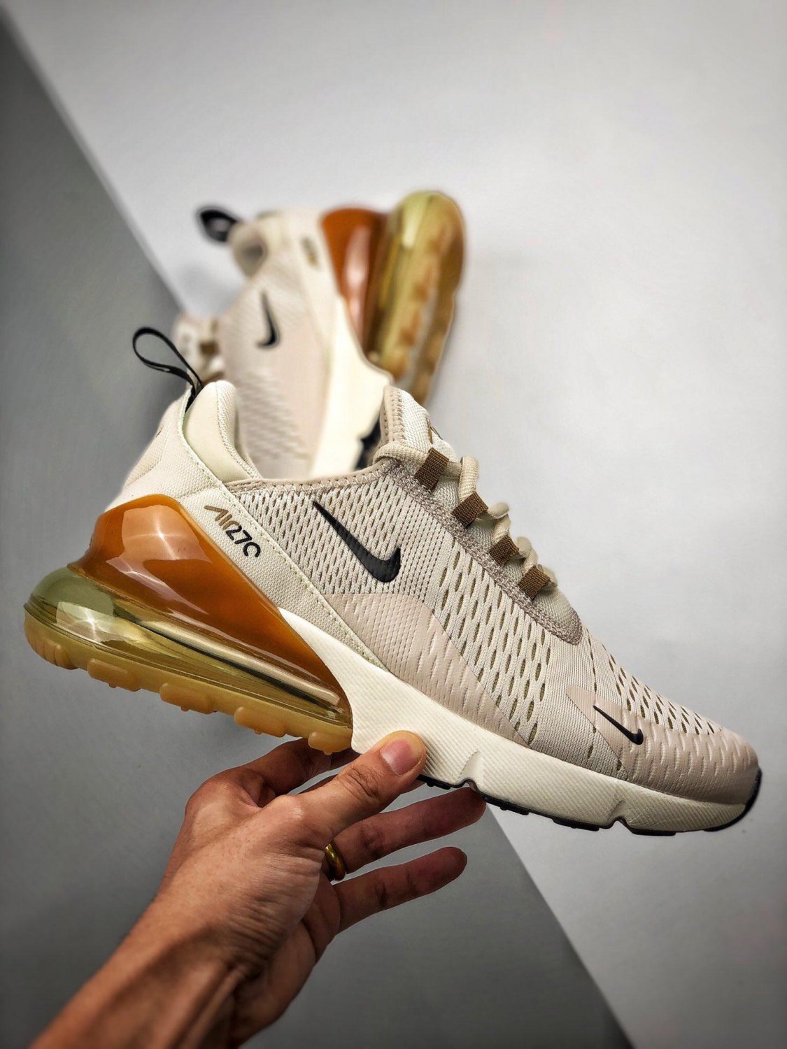nike air max 270 light orewood brownblack ah8050-108