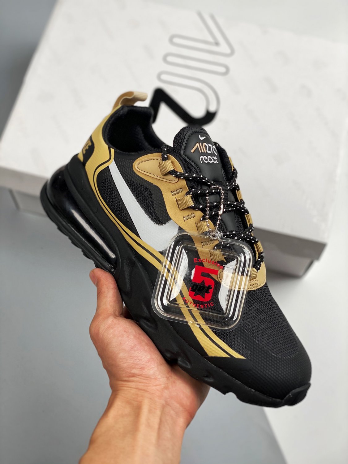 nike air max 270 react &Acirc;�&Acirc;�just do it&Acirc;�&Acirc;� black brown