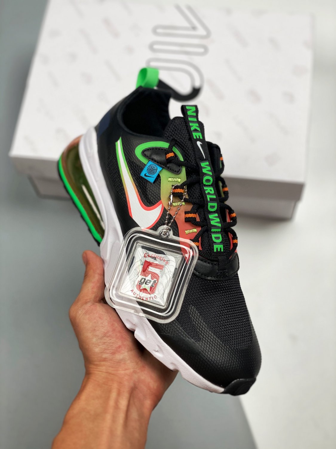 nike air max 270 react &Acirc;�&Acirc;�worldwide&Acirc;�&Acirc;� black ck6457-001