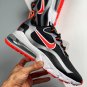 nike air max 270 react black silver red ct1646-001