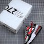 nike air max 270 react blackwhite-iron grey-university red