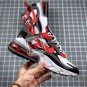 nike air max 270 react blackwhite-iron grey-university red