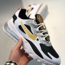 nike air max 270 react blackwhite-metallic gold