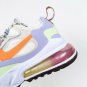 nike air max 270 react cream purple orange